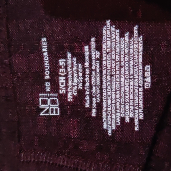 No Boundaries Ribbed Long Sleeve Top - Picture 3 of 5